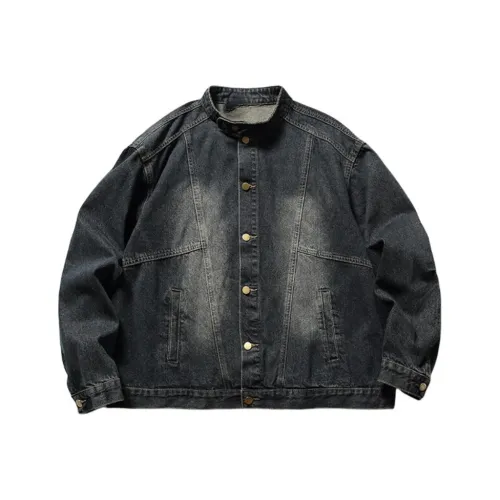 GONGFUSHE Черный Унисекс Джинсовые куртки