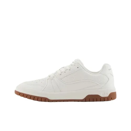 ARMANI EXCHANGEAE Низкие кроссовки для скейтбординга Мужские Белые