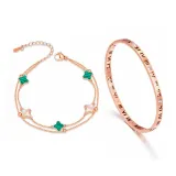 Романтическая коллекция с четырехлистным клевером (зеленый)