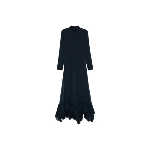 Rotate Длинное Платье с Длинными Рукавами Женское