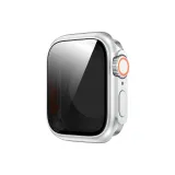 Серебряный+Оранжевый [Защита конфиденциальности, закаленное стекло, защитный экран, встроенные чехлы для часов]