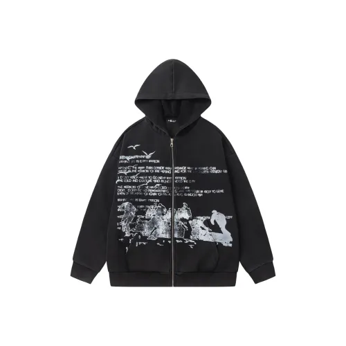 THE AIER Черный Унисекс Свитшоты