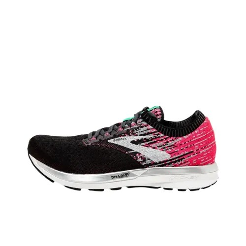 Brooks Ricochet Беговые кроссовки Женские Черный Розовый
