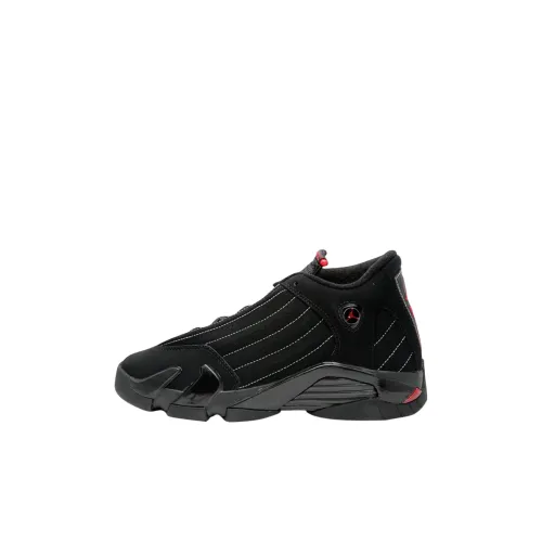 Jordan Air Jordan 14 High Топ Детские Баскетбольные Кроссовки Черные Унисекс