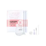 Высоконапорная маска для лица Лист*3+Маска для лица Бассейн Белый+Маска для смешивания палочка (Белый)+Белый веероподобная силиконовая кисть+Ложки для измерения