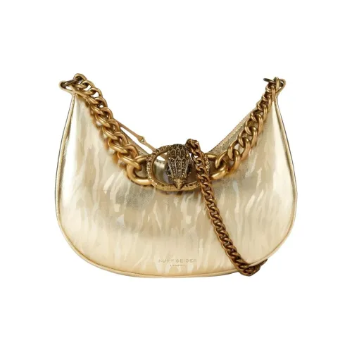 Kurt Geiger London Полиуретан Hobo Сумка через плечо Женская Золотая