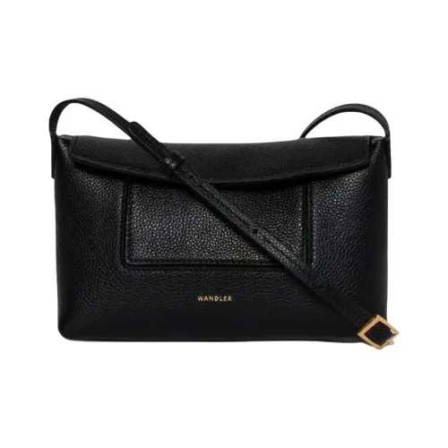 Wandler Телячья кожа Сумка через плечо Мини Женская Черная