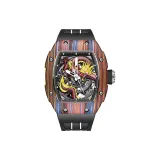 Красный дракон - яркий узор