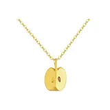 Счастливое яблоко ожерелье [золото]