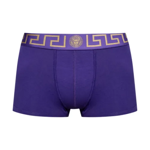 VERSACE Мужские боксер-шорты фиолетового цвета