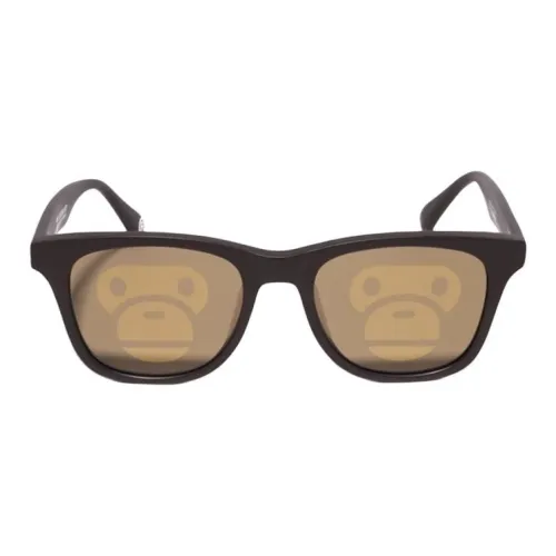 BAPE BLACK Пластиковая оправа Нерегулярная форма Солнце Линзы Детский Кофе