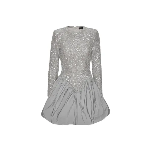 Rotate Длинное Платье с Длинными Рукавами Женское