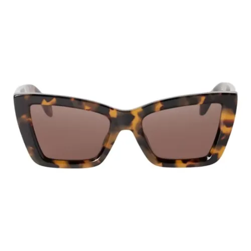 PALM ANGELS Ацетат Бабочка Солнцезащитные очки Унисекс Коричневый