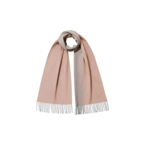 JOHNSTONS OF ELGIN Кашемир Вязаные Шарфы Унисекс Нежно-розовый