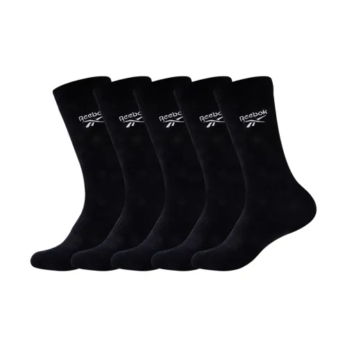 Reebok [5 пар] Черные мужские баскетбольные носки