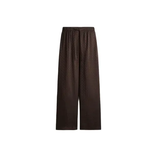 H&M Темно-коричневые женские повседневные штаны