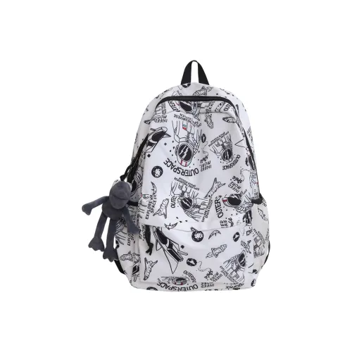 G.DUCKKIDS Нейлон Рюкзак Стандартный Белый Черный