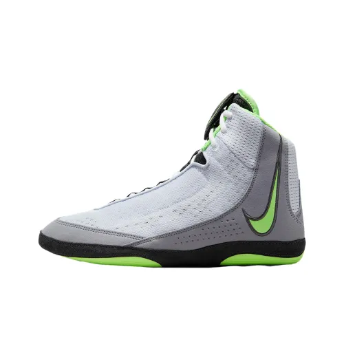 Nike Inflict 4 Дышащая Поддержка Высокие Кроссовки для Тренировок Унисекс Серый Белый