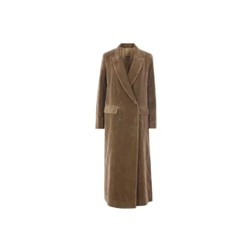 UMA WANG Женский пальто горчично-желтого цвета