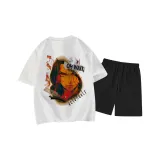 Фотиния Серый Топ Черные Штаны