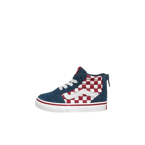 Vans Ward High Топ Обувь для малышей Синий Infant And Toddler