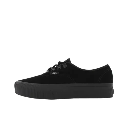 VANS Authentic Platform 2,0 Скейтборд Кроссовки Мужские Черные