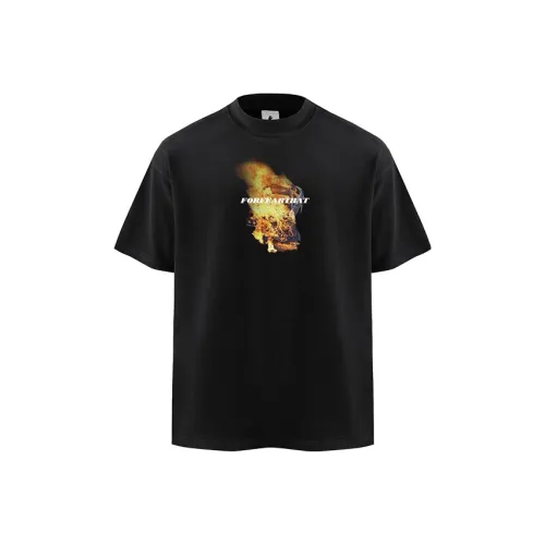 FOR FEAR THAT Черный Унисекс Футболки