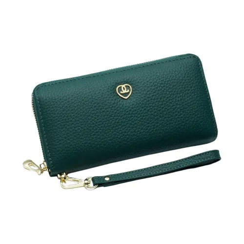 QIAJIAN Кошелек из коровьей кожи стандартный женский многоцветный