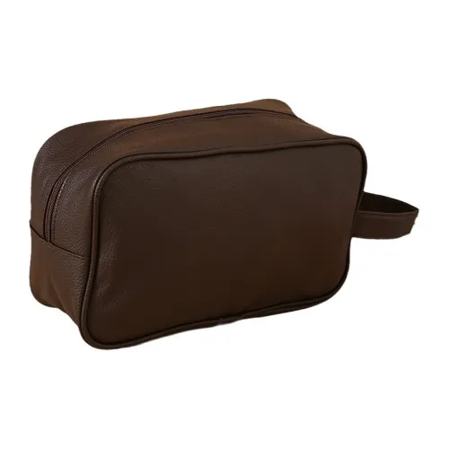 XZAN Личи Зернистая текстура Черный Унисекс Сумка для организации вещей для активного отдыха Минималистский стиль Двойной слой Сумка для путешествий Косметичка