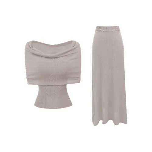 SKYA Khaki Женские Комплекты с Юбкой