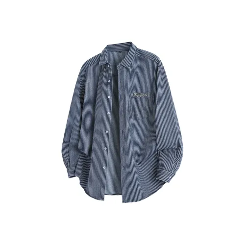 Fakeyoung Синий Унисекс Рубашки