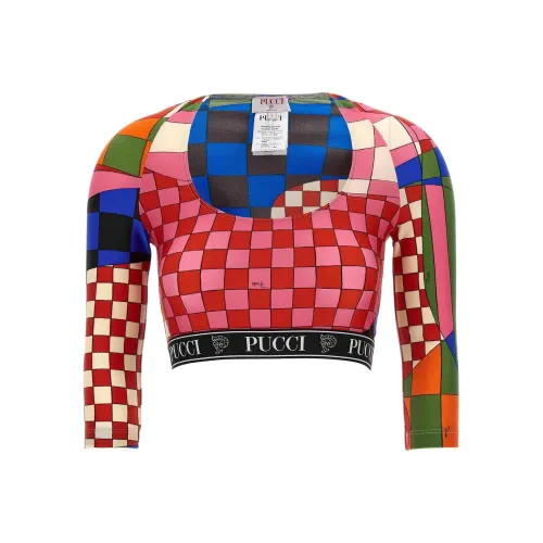 EMILIO PUCCI Многоцветные Женские T-рубашки