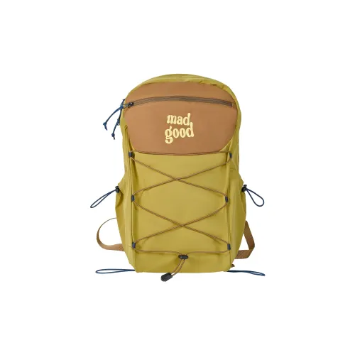 madgood Полиэстер Рюкзак Женские Горчичный Желтый