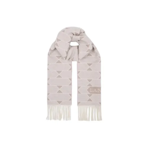Lanvin Sheep Wool Knit Шарфы Унисекс Бежевый