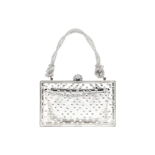 Kurt Geiger London Пластиковая сумка Женская серебряная