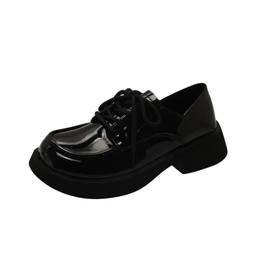 Wooden Rabbit противоскользящая устойчивая к истиранию дышащая детская кожаная обувь черная для подростков