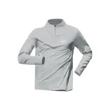 [Быстросохнущий Антибактериальный] Светло-серый (Ма Чан Синий Граффити Логотип на груди)