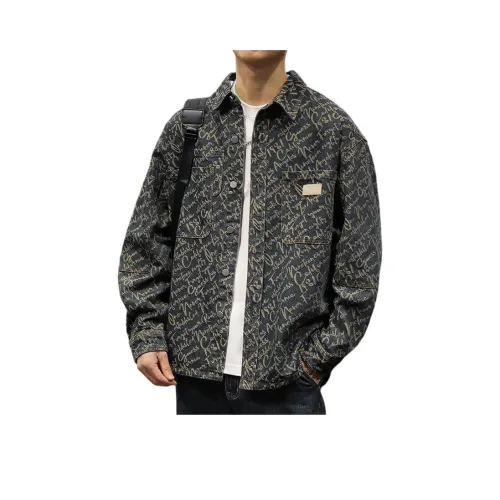 LUJIEBANG Синий Мужская Рубашка