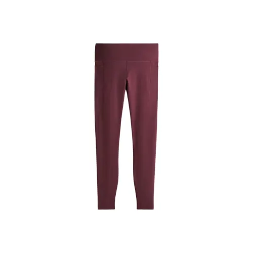H&M Бургунди Женские Спортивные Брюки