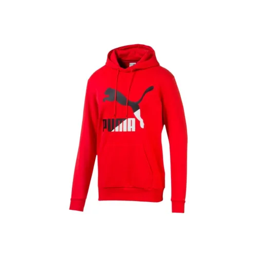 PUMA CLASSICS Red Men's Sweatshirts