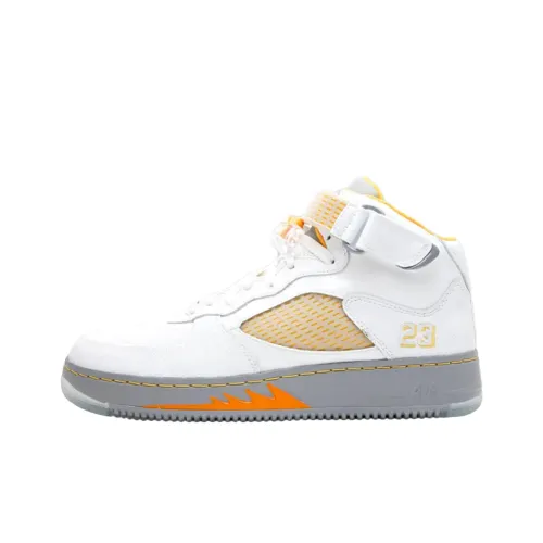 Jordan Air Jordan Fusion 5 Винтажные баскетбольные кроссовки Мужской Белый