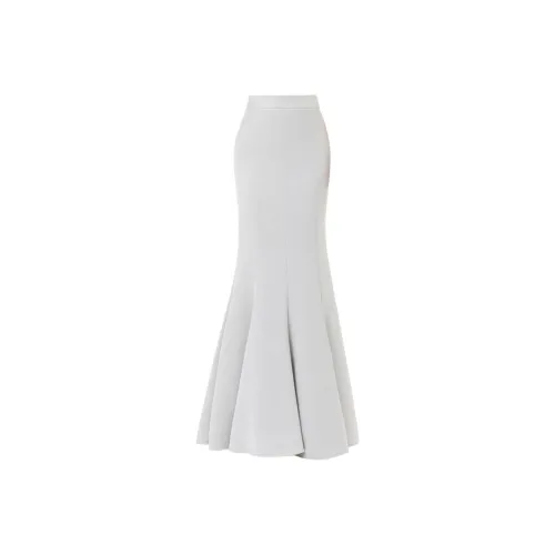 JOSR Белый Женские Повседневные Длинные Юбки