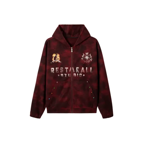 H YXIANG Бургунди Женские Свитшоты