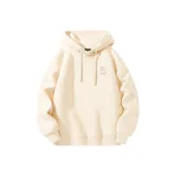 [Loose Fit Cotton Soft Comfortable] Светлый Бежевый (с Ослепительным Цветом Логотип Медвежонка на Груди)