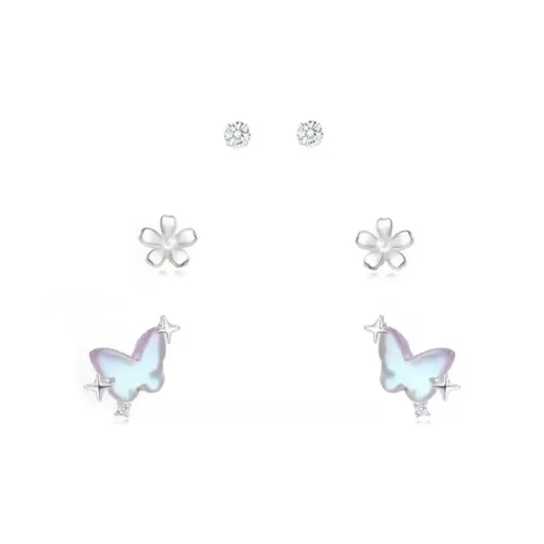 I YOU Alloy Stud Earrings Women's