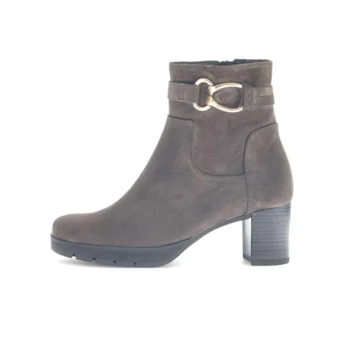 Gabor Comfort Ботильоны 6 см Женские Серый Коричневый