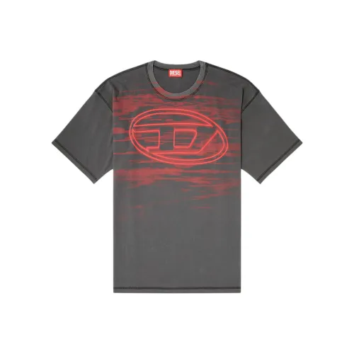 DIESEL Серый Мужской T-Рубашки