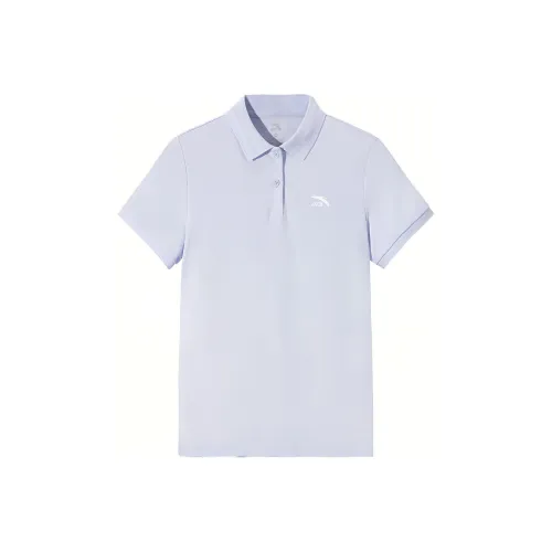 Anta Life Collection Облако Пузырьки Синий Женские Поло