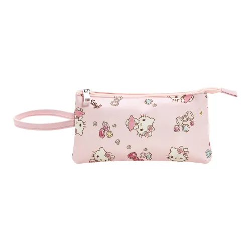 Sanrio Hello Kitty Canvas Clutch Women's Pink