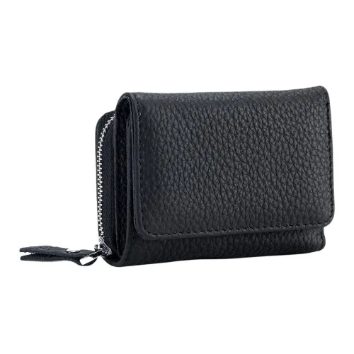 QIAJIAN Кошелек из лаковой коровьей кожи женский многоцветный